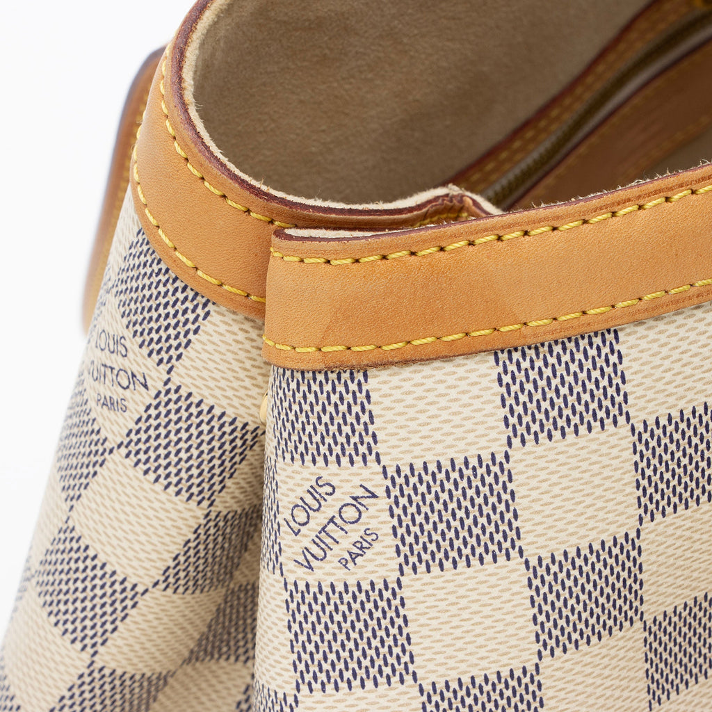 Louis Vuitton Damier Azur Hampstead MM Tote (SHF-GzhOZX)