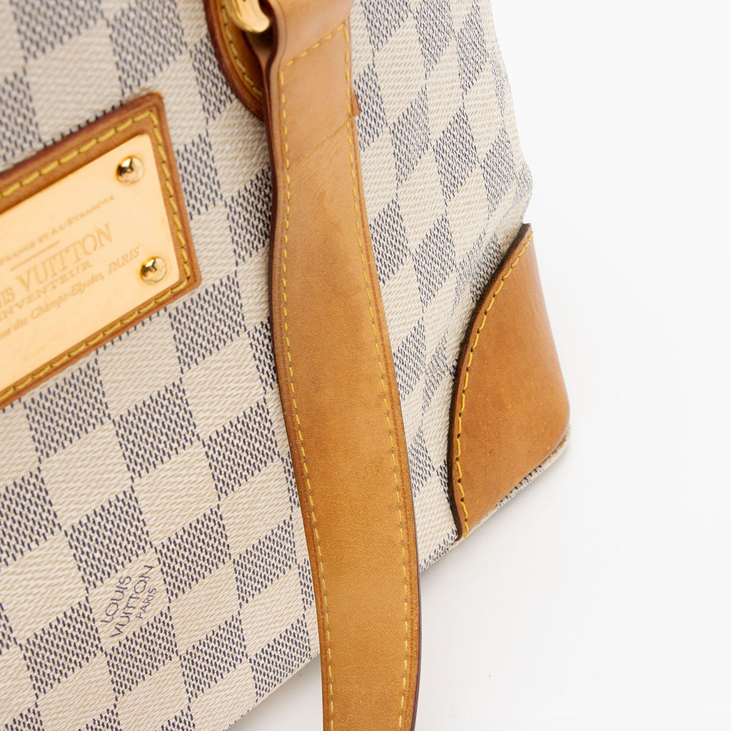 Louis Vuitton Damier Azur Hampstead PM Tote (SHF-jZQD5W)