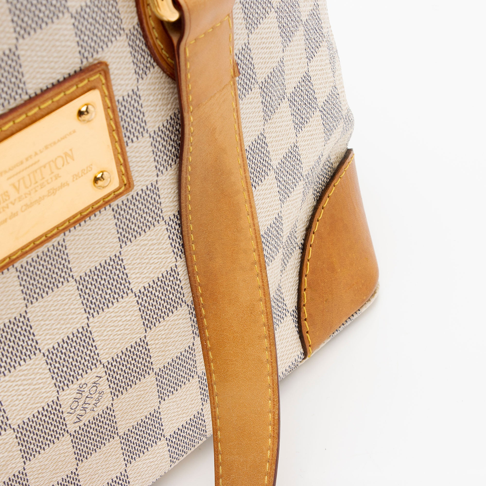 Louis Vuitton Damier Azur Hampstead PM Tote (SHF-jZQD5W)