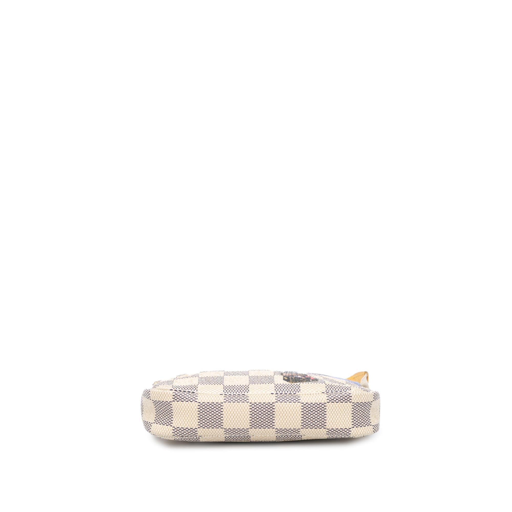 Louis Vuitton Damier Azur Illustre Mini Pochette Accessoires
