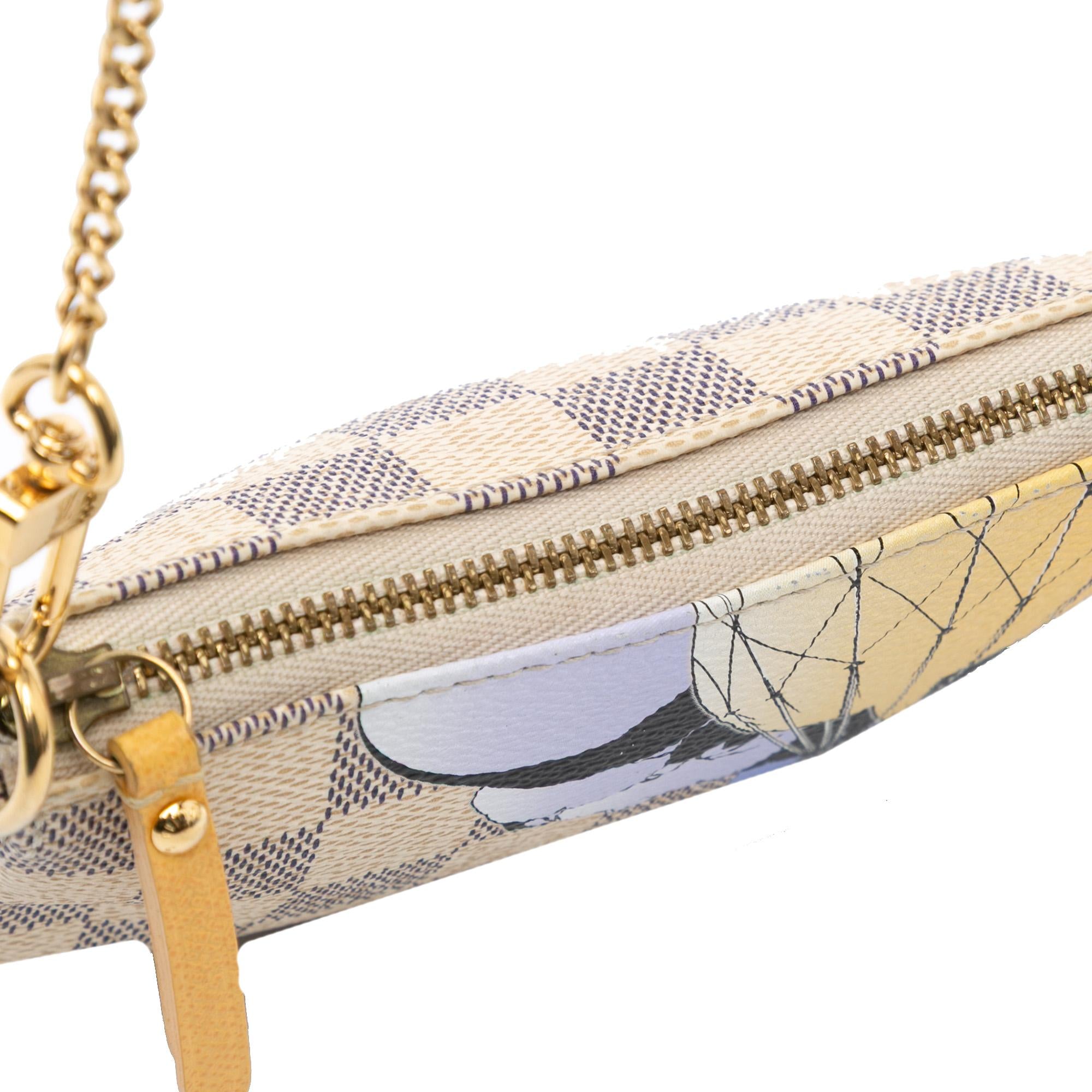 Louis Vuitton Damier Azur Illustre Mini Pochette Accessoires