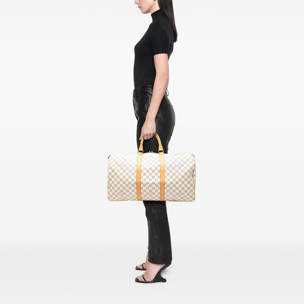 Louis Vuitton Damier Azur Keepall 50
