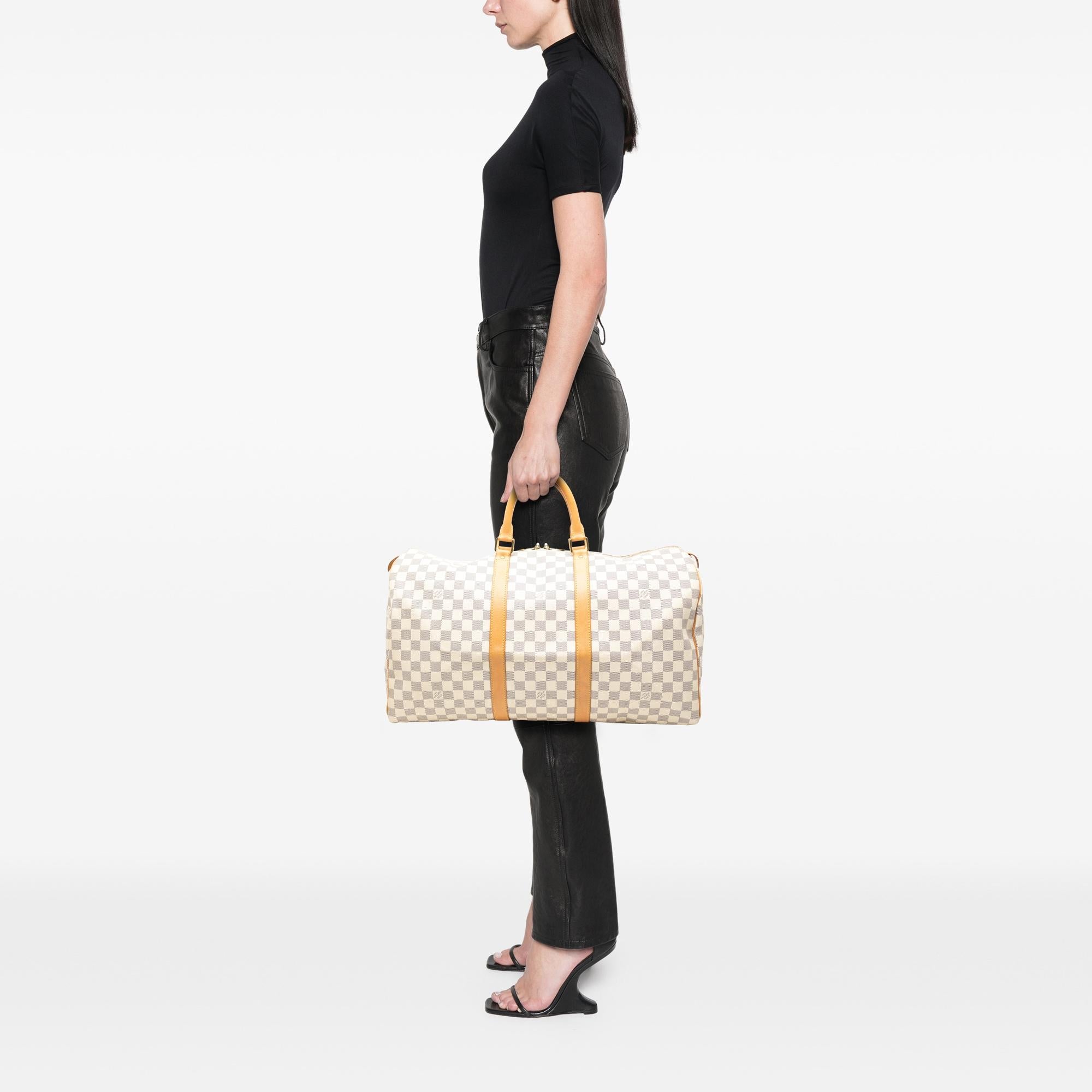 Louis Vuitton Damier Azur Keepall 50