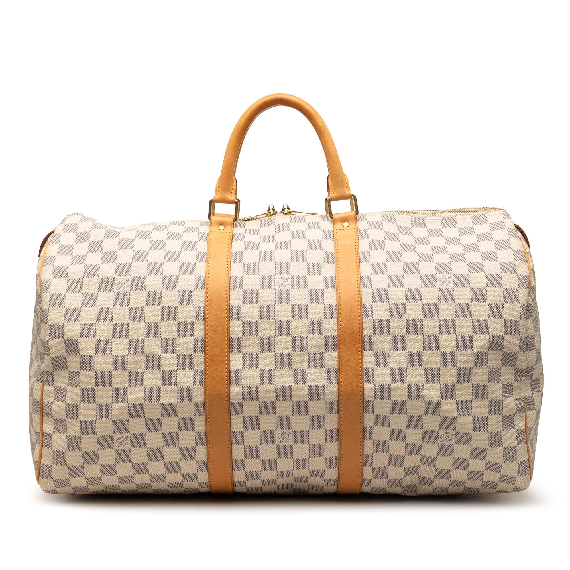 Louis Vuitton Damier Azur Keepall 50