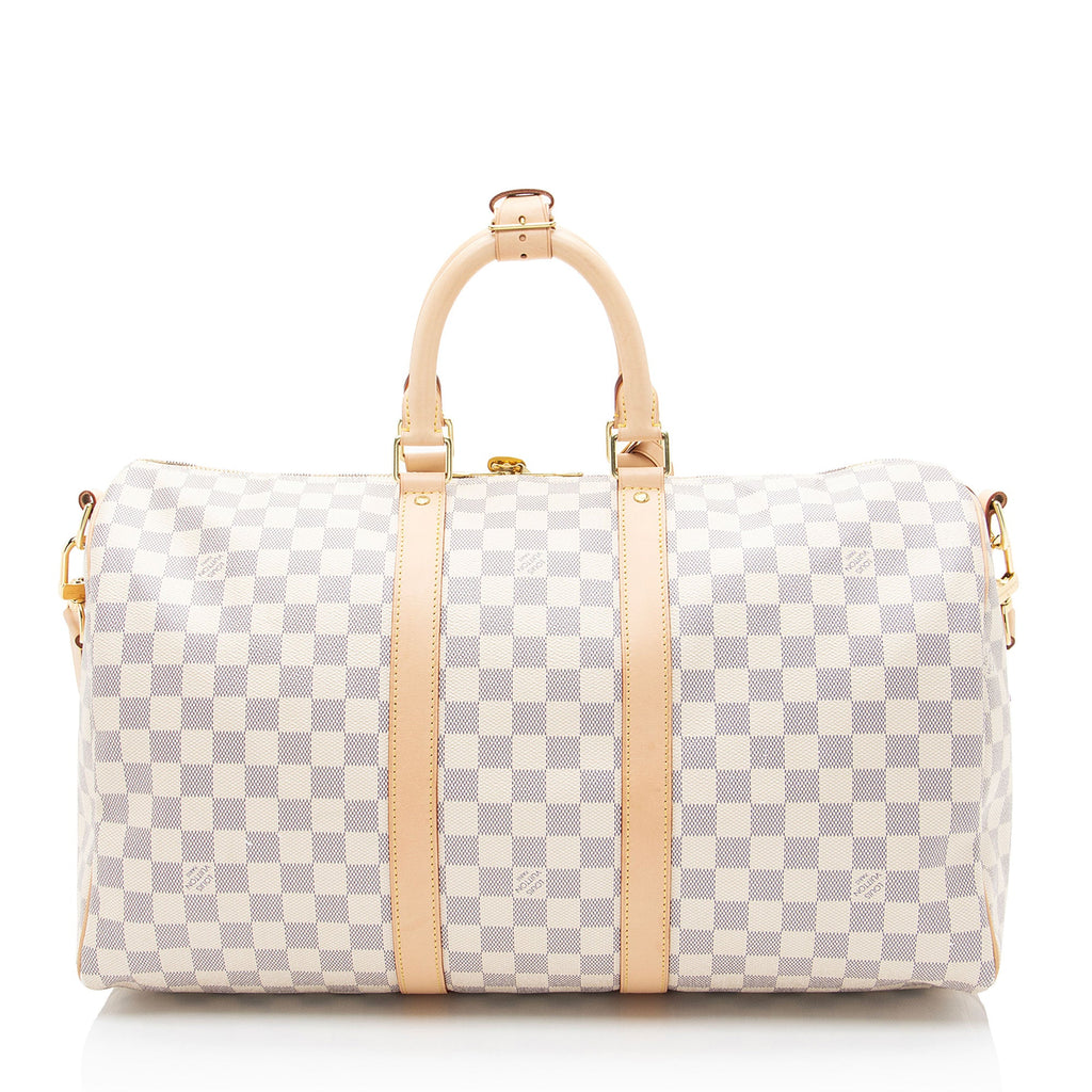 Louis Vuitton Damier Azur Keepall Bandouliere 45 Duffle