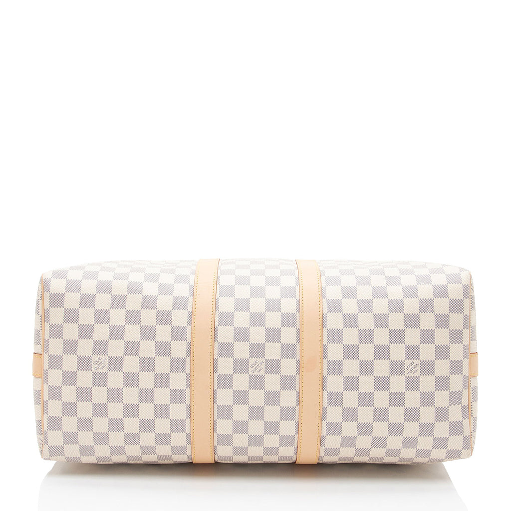 Louis Vuitton Damier Azur Keepall Bandouliere 45 Duffle