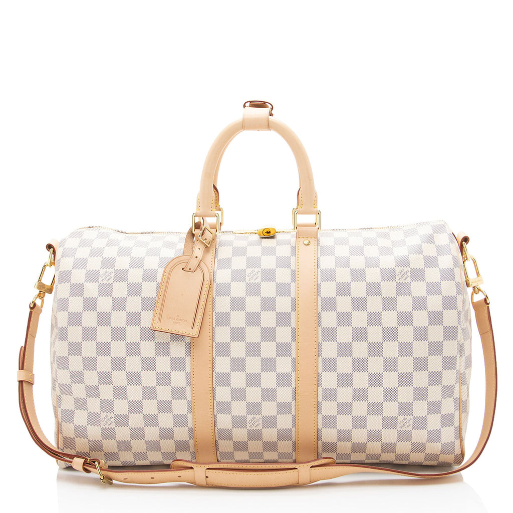 Louis Vuitton Damier Azur Keepall Bandouliere 45 Duffle