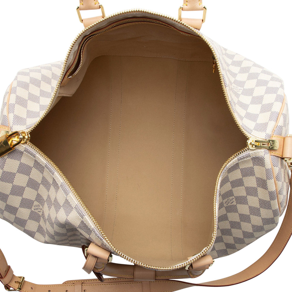 Louis Vuitton Damier Azur Keepall Bandouliere 45 Duffle