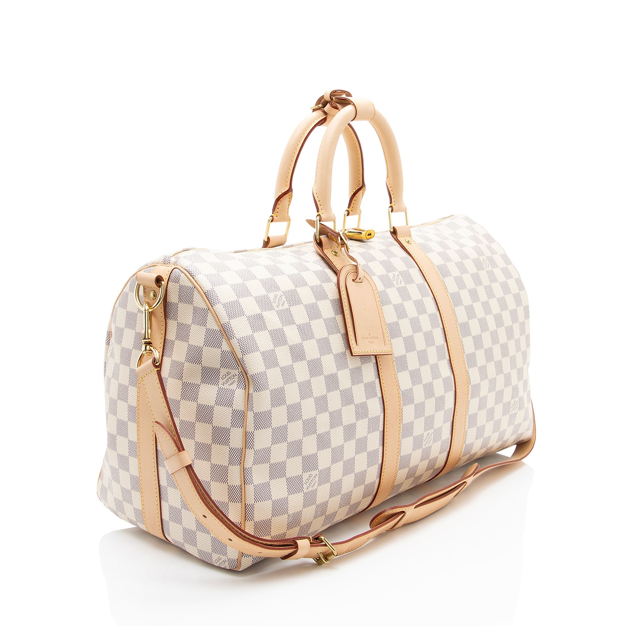 Louis Vuitton Damier Azur Keepall Bandouliere 45 Duffle