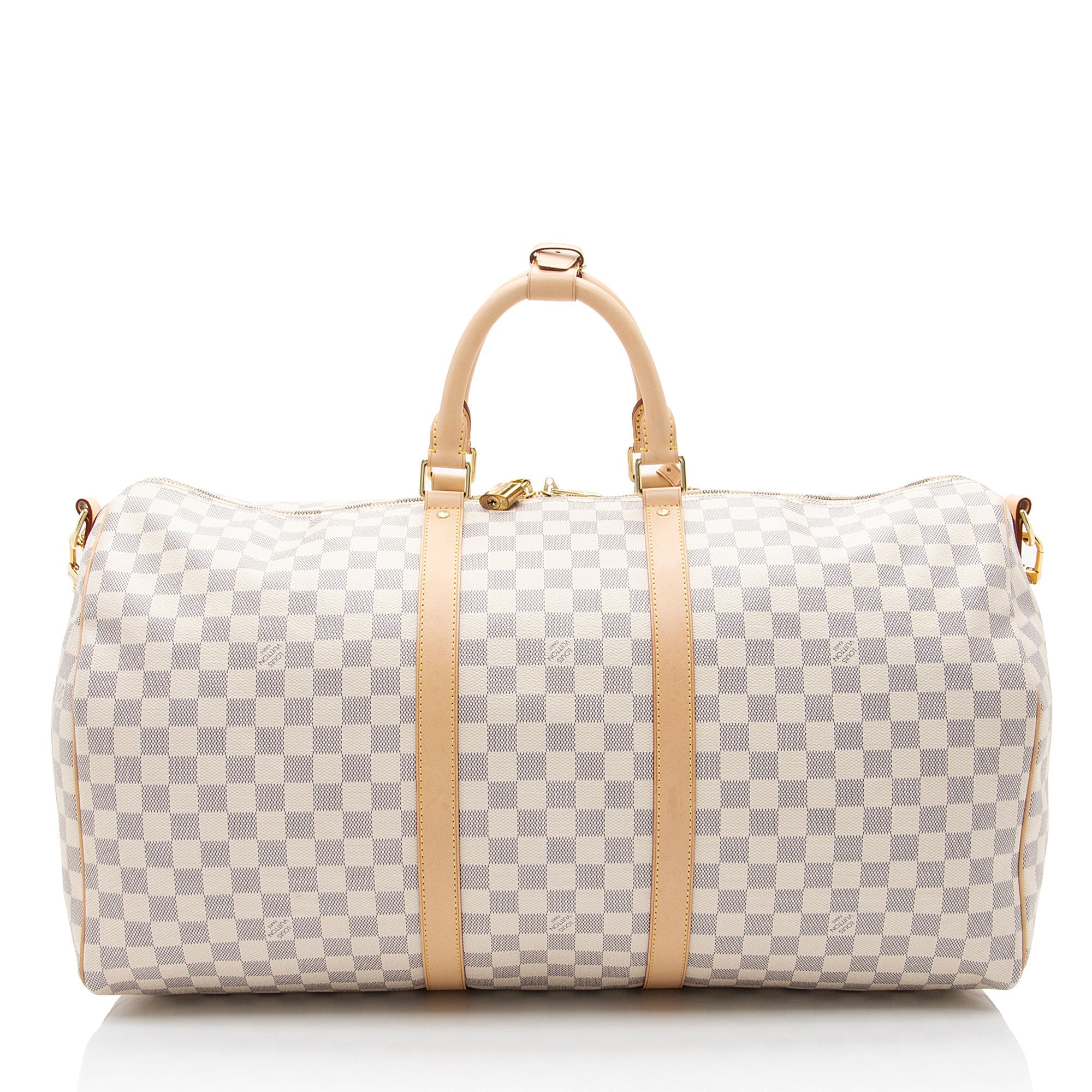 Louis Vuitton Damier Azur Keepall Bandouliere 55 Duffle