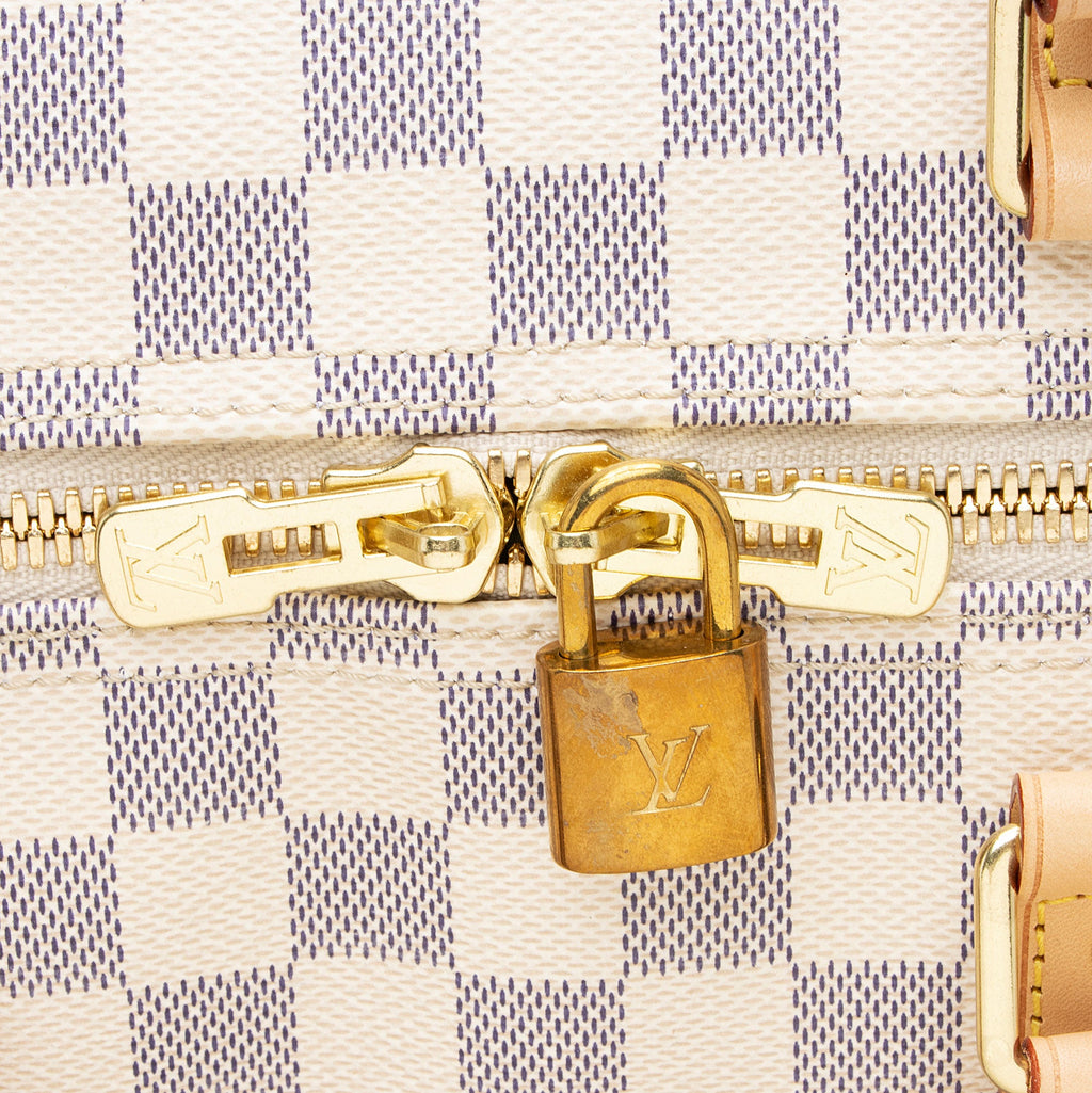 Louis Vuitton Damier Azur Keepall Bandouliere 55 Duffle