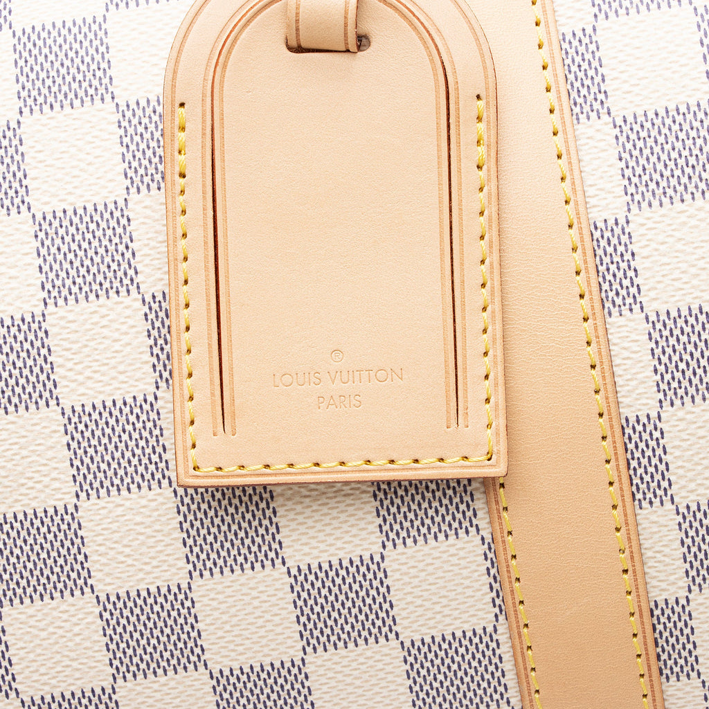 Louis Vuitton Damier Azur Keepall Bandouliere 55 Duffle
