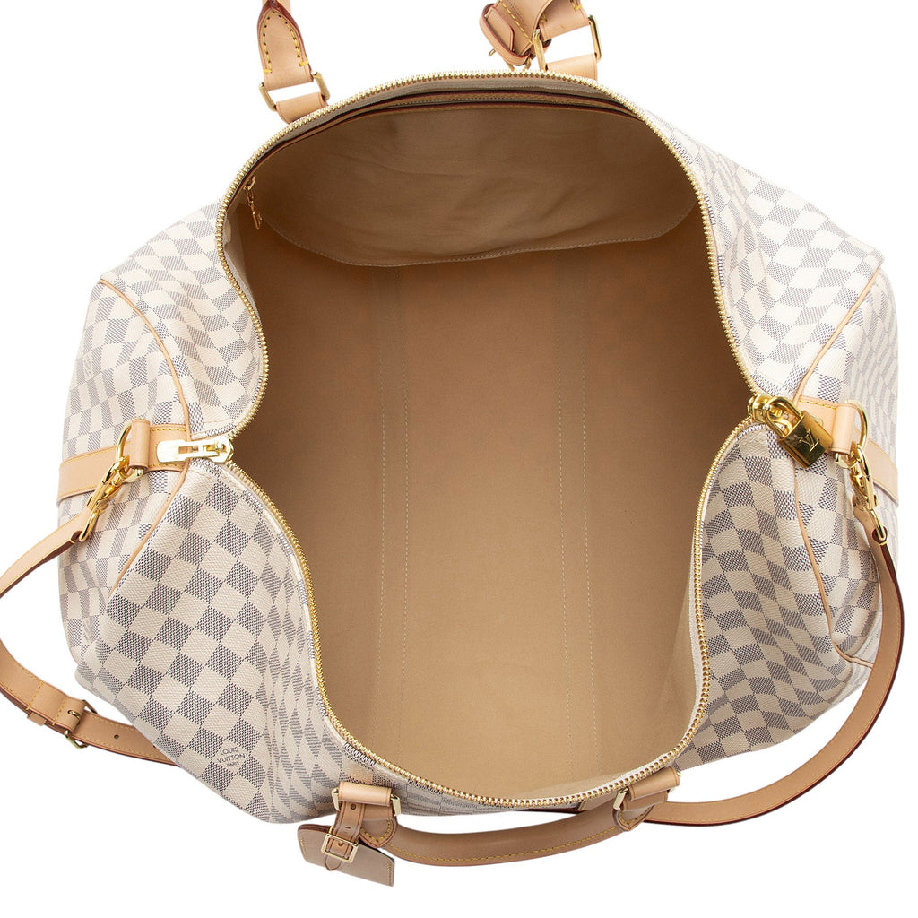 Louis Vuitton Damier Azur Keepall Bandouliere 55 Duffle