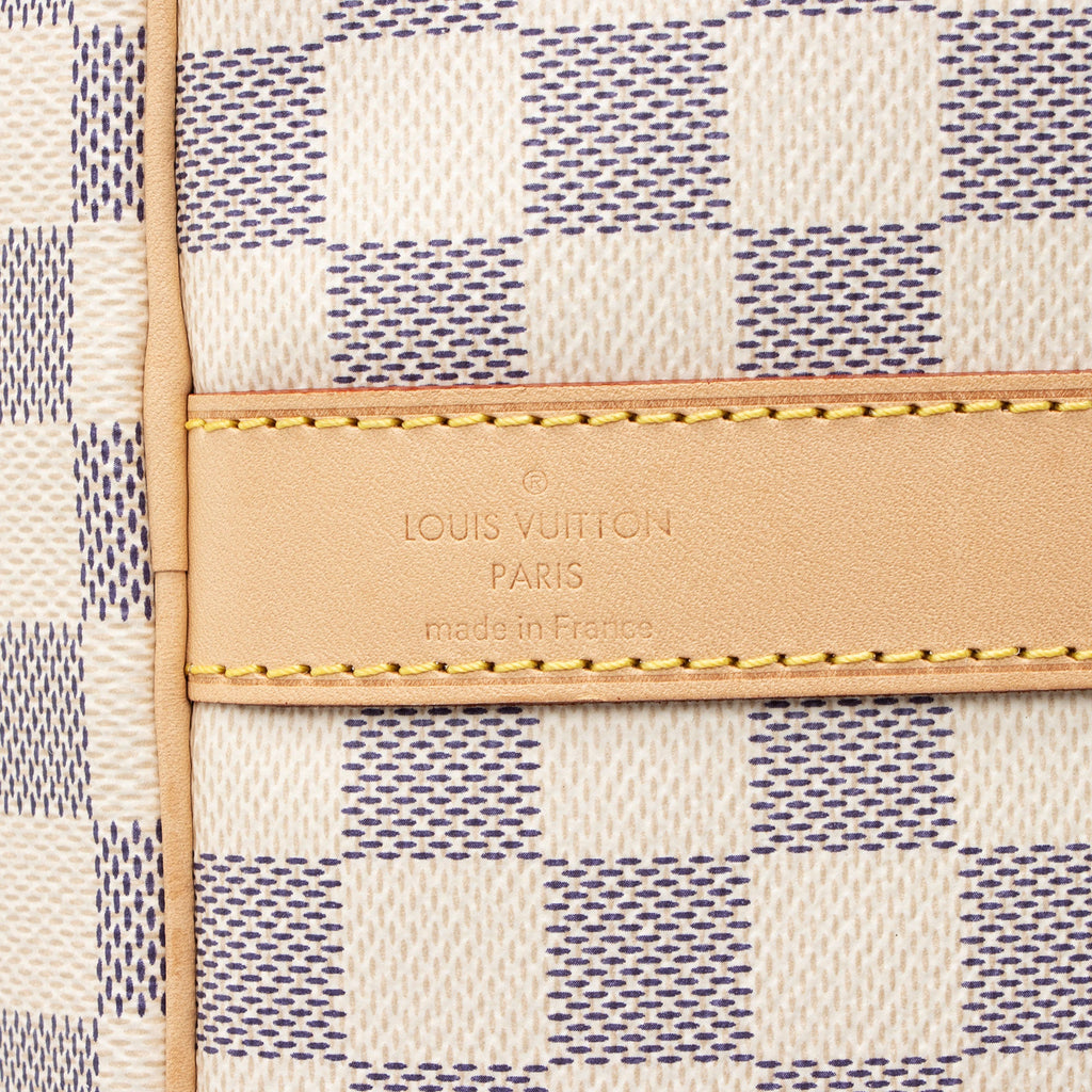 Louis Vuitton Damier Azur Keepall Bandouliere 55 Duffle