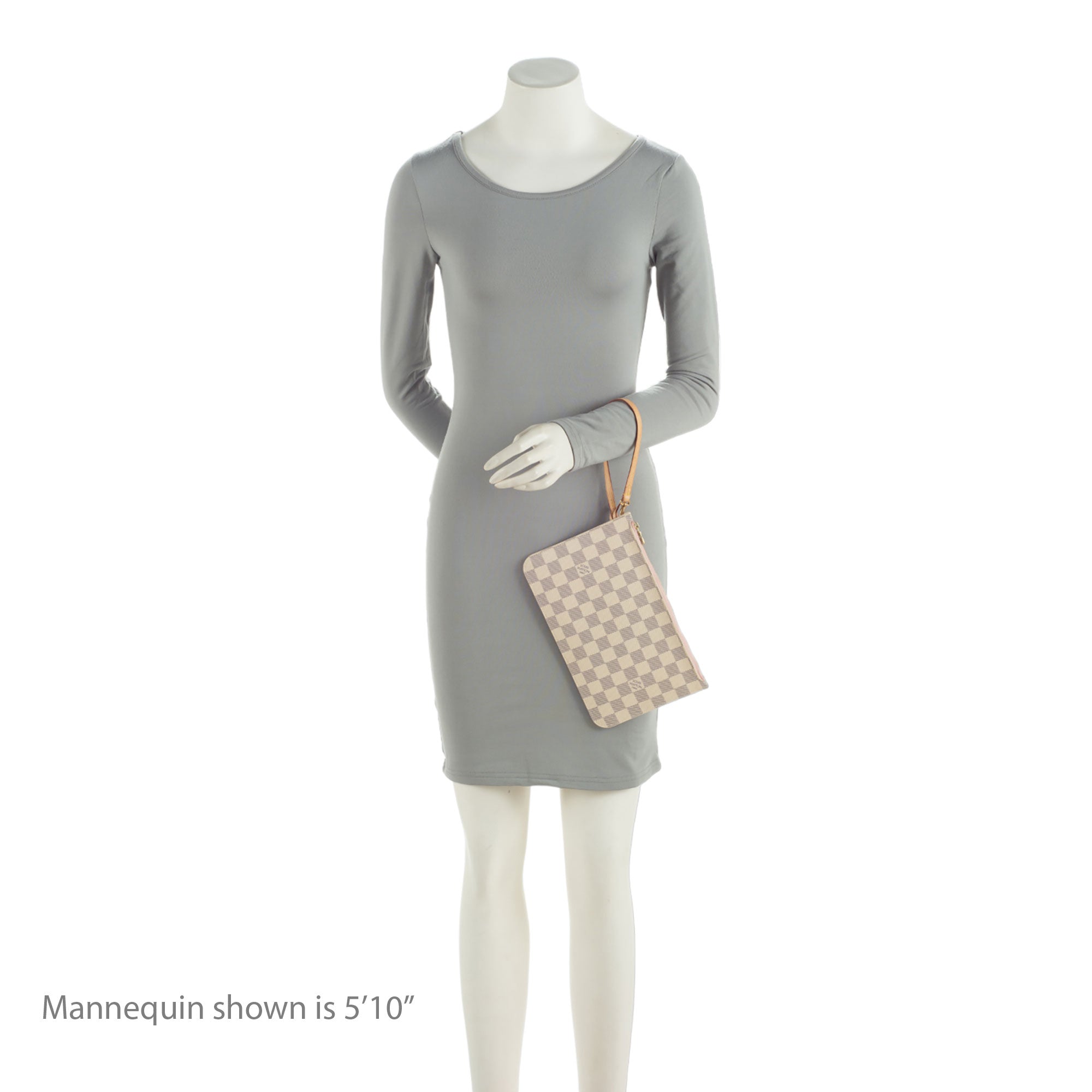 Louis Vuitton Damier Azur Neverfull MM Pochette (SHF-DEORVZ)