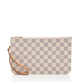 Louis Vuitton Damier Azur Neverfull MM Pochette (SHF-EicqCf)