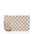 Louis Vuitton Damier Azur Neverfull MM Pochette (SHF-QQNLhH)
