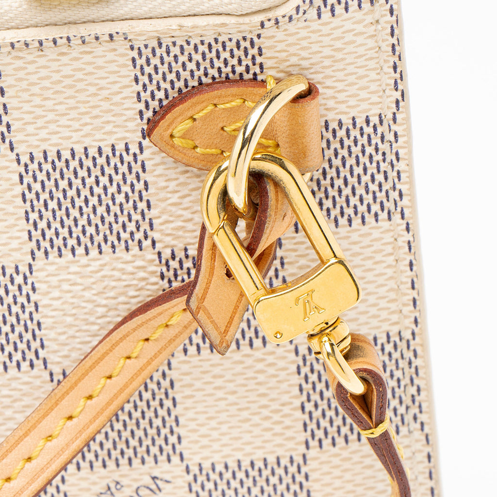 Louis Vuitton Damier Azur Neverfull MM Pochette