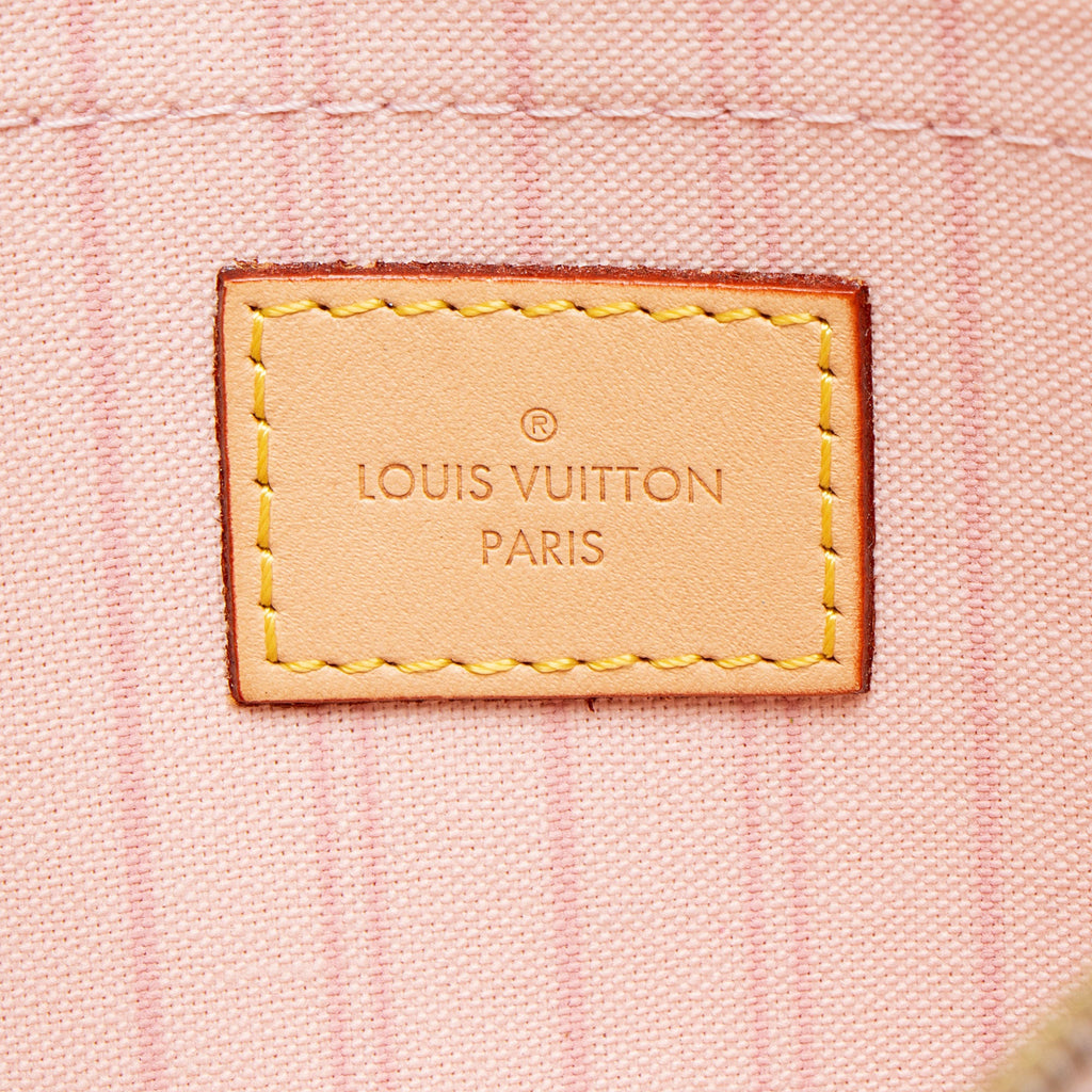 Louis Vuitton Damier Azur Neverfull MM Pochette