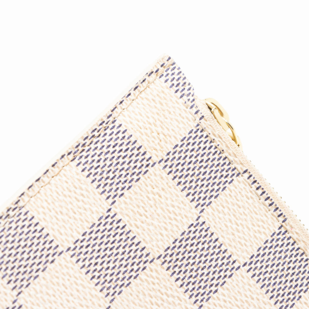 Louis Vuitton Damier Azur Neverfull MM Pochette