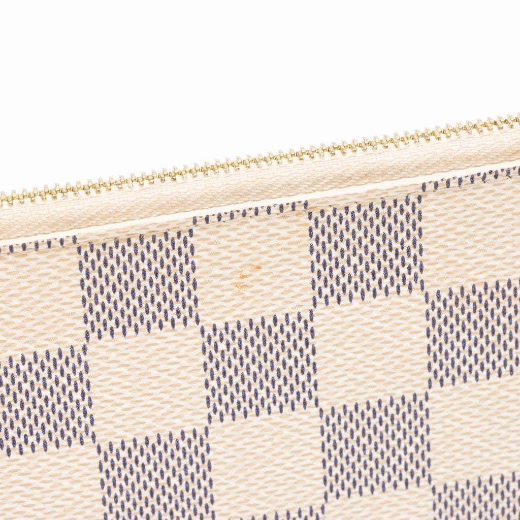 Louis Vuitton Damier Azur Neverfull MM Pochette