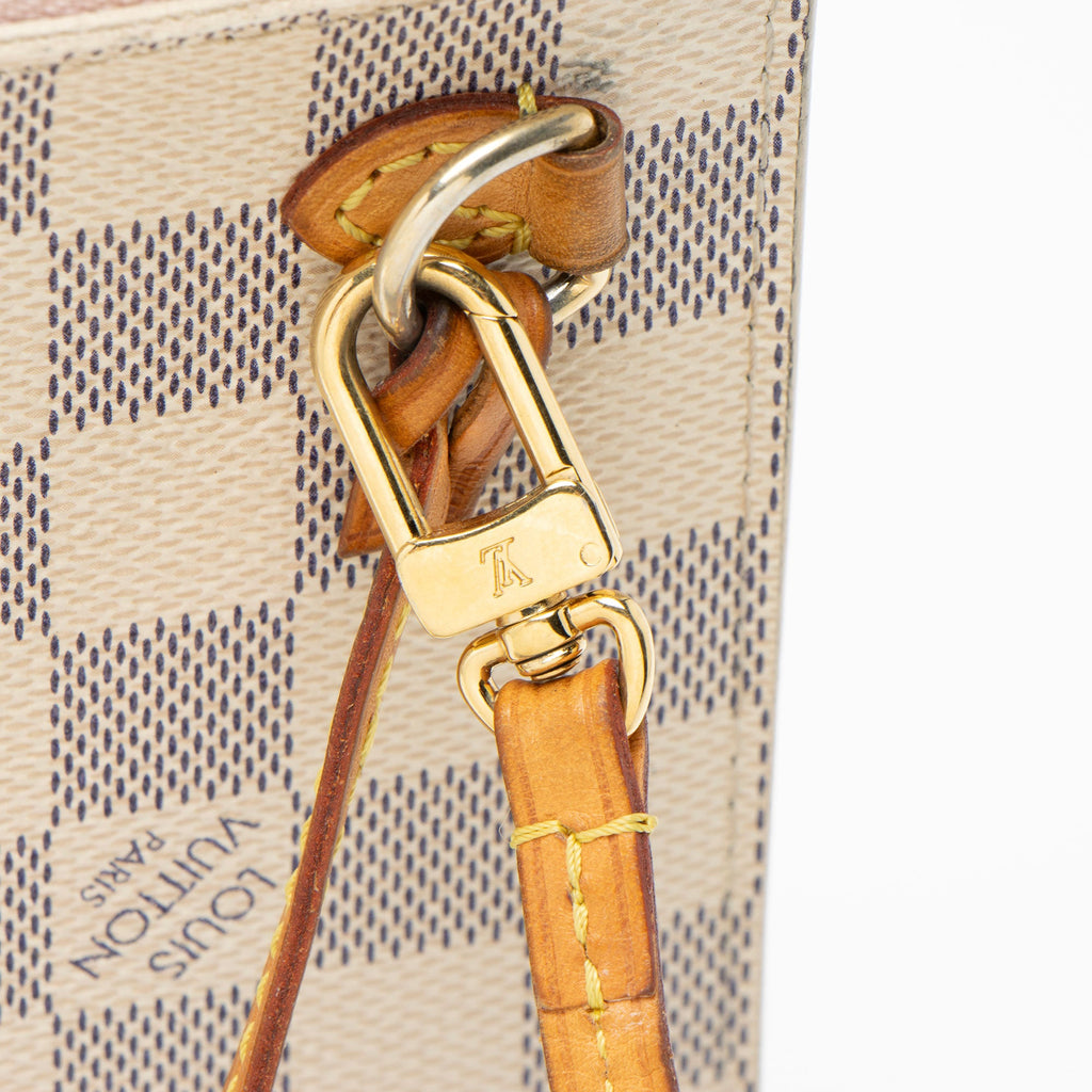 Louis Vuitton Damier Azur Neverfull MM Pochette