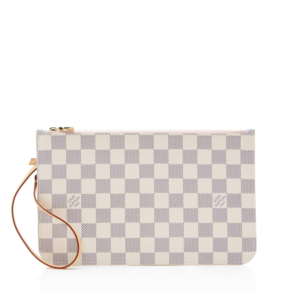 Louis Vuitton Damier Azur Neverfull MM Pochette