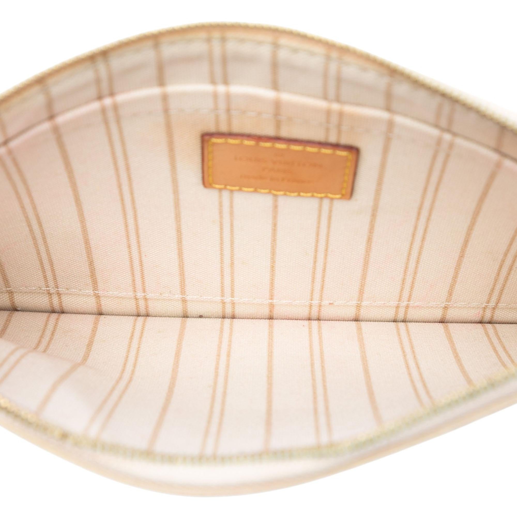 Louis Vuitton Damier Azur Neverfull MM Pouch