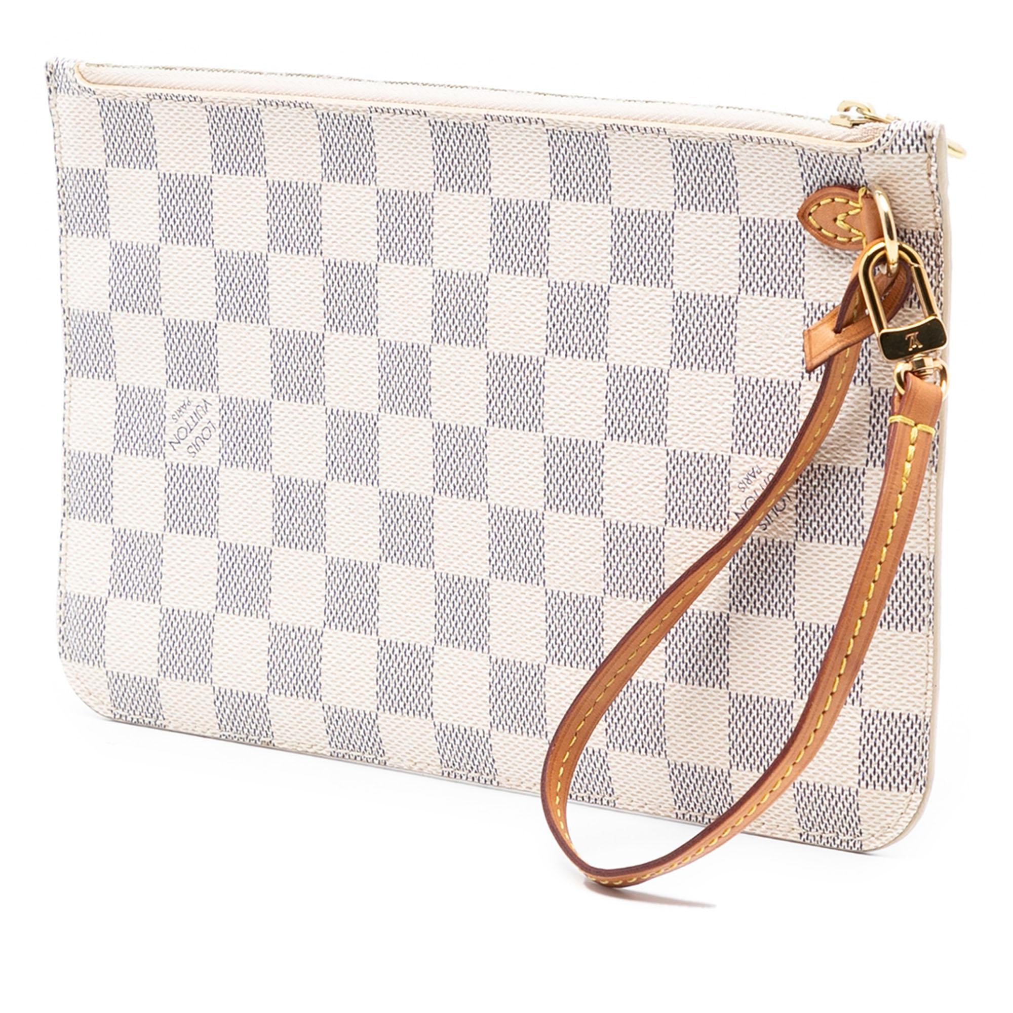 Louis Vuitton Damier Azur Neverfull MM Pouch