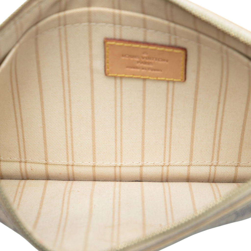 Louis Vuitton Damier Azur Neverfull MM Pouch