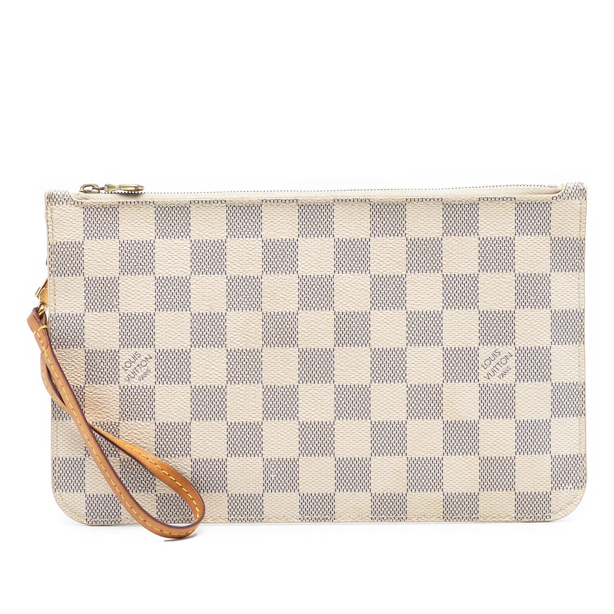 Louis Vuitton Damier Azur Neverfull MM Pouch