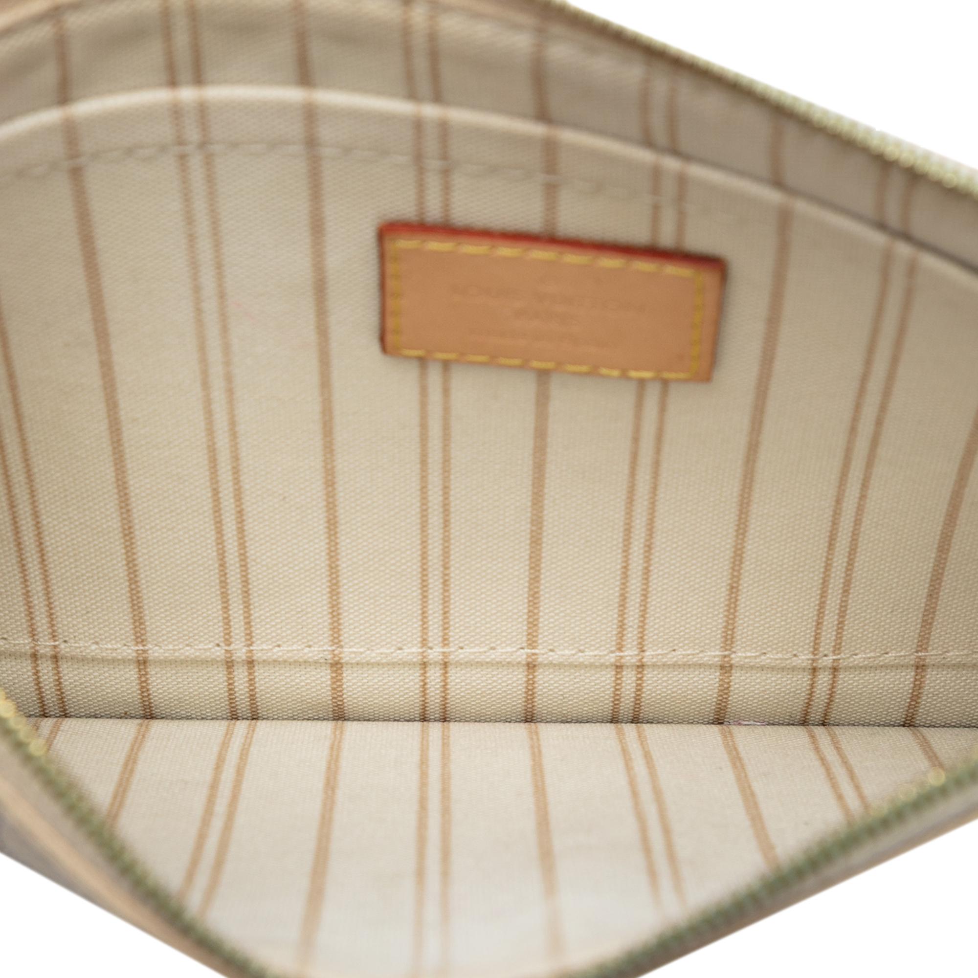 Louis Vuitton Damier Azur Neverfull MM Pouch