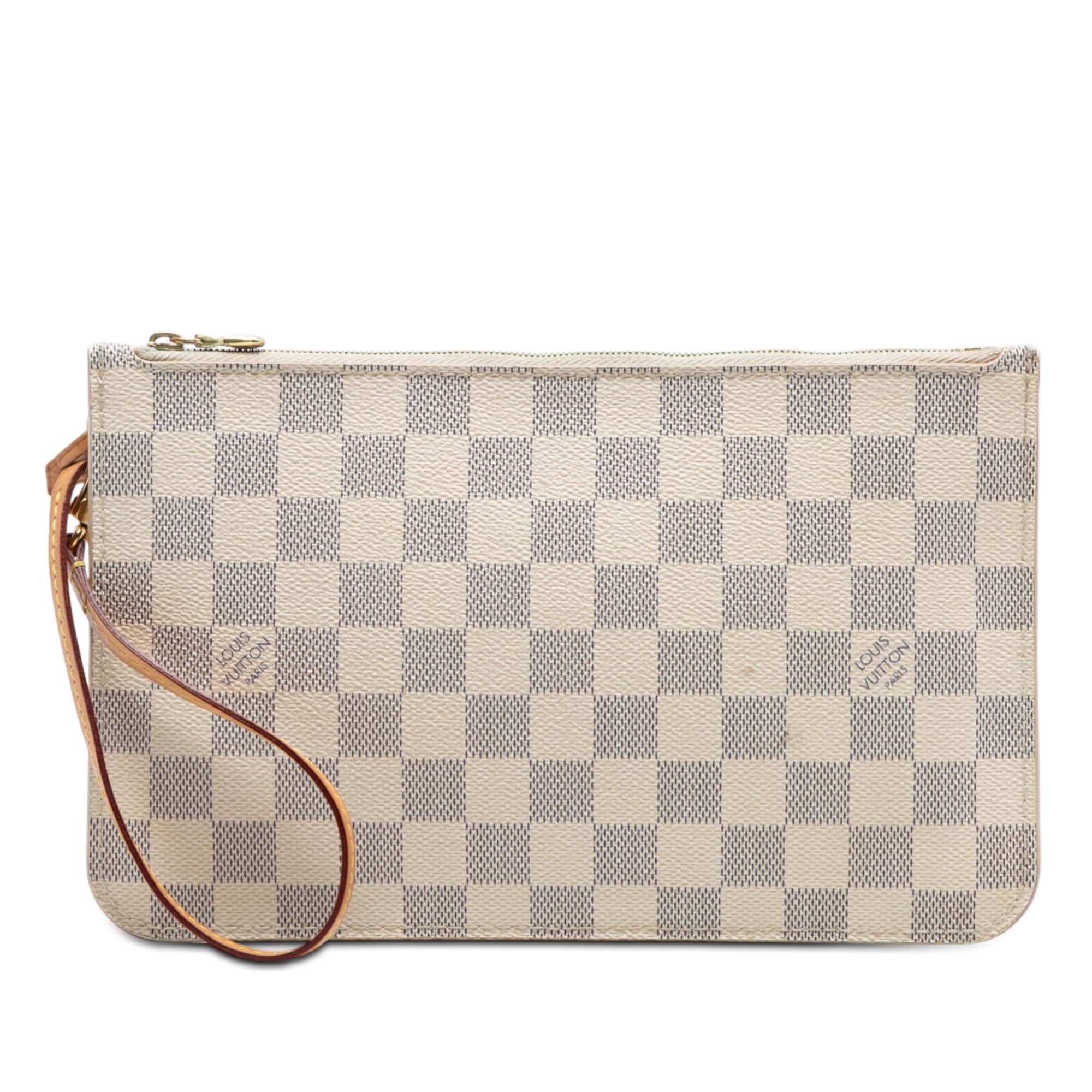 Louis Vuitton Damier Azur Neverfull MM Pouch