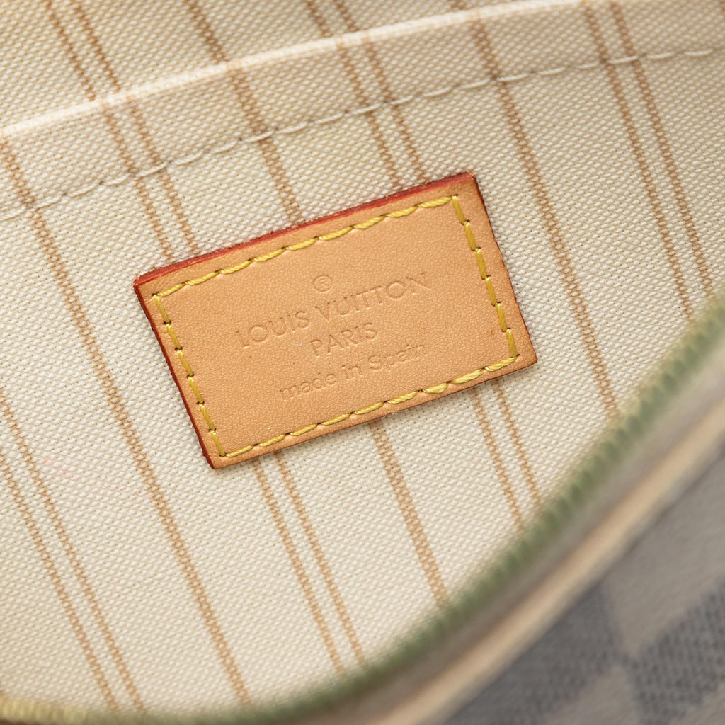Louis Vuitton Damier Azur Neverfull MM Pouch