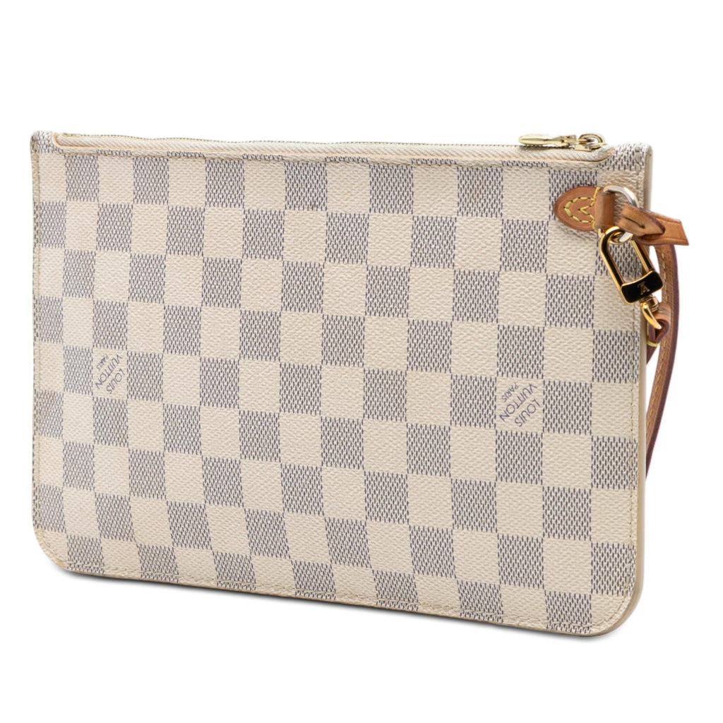 Louis Vuitton Damier Azur Neverfull MM Pouch