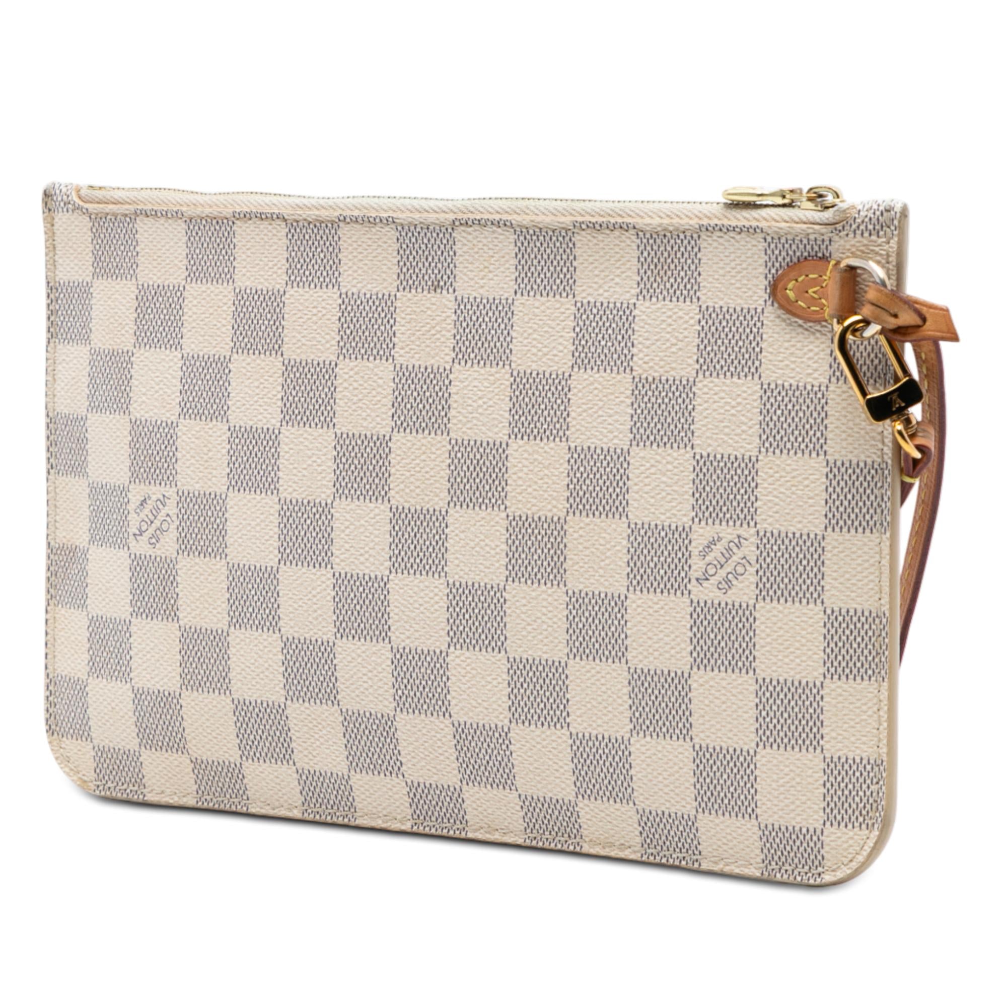 Louis Vuitton Damier Azur Neverfull MM Pouch
