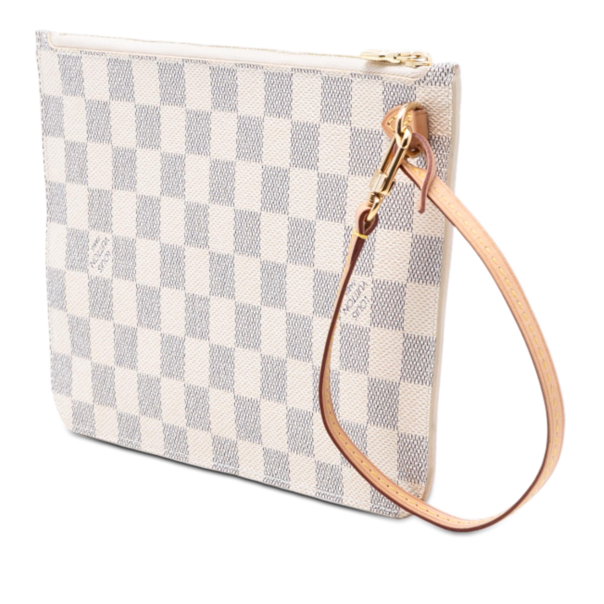 Louis Vuitton Damier Azur Neverfull MM Pouch