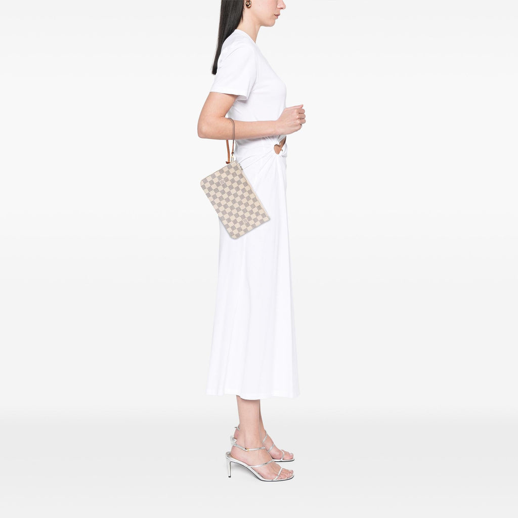 Louis Vuitton Damier Azur Neverfull MM Pouch