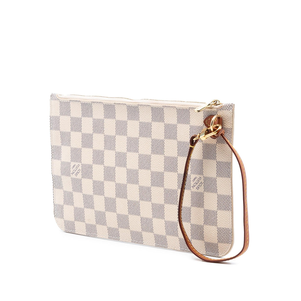 Louis Vuitton Damier Azur Neverfull MM Pouch