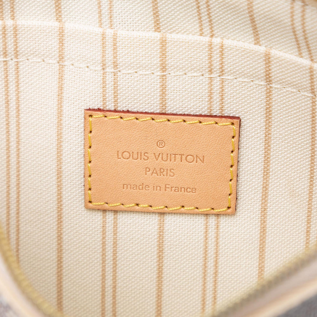 Louis Vuitton Damier Azur Neverfull MM Pouch