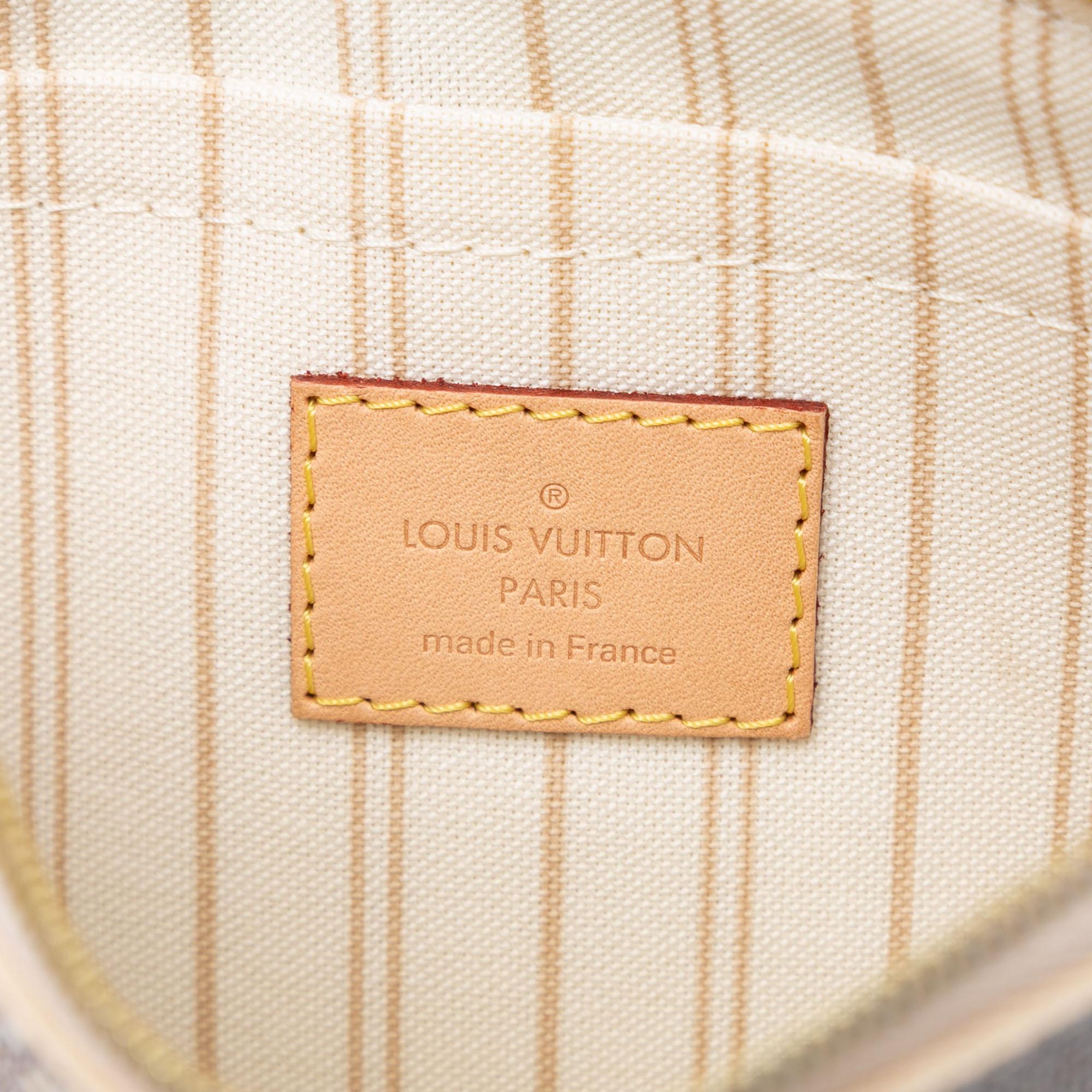 Louis Vuitton Damier Azur Neverfull MM Pouch