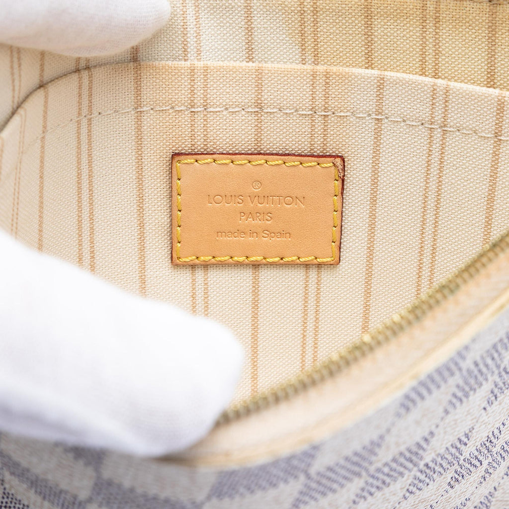 Louis Vuitton Damier Azur Neverfull MM Pouch