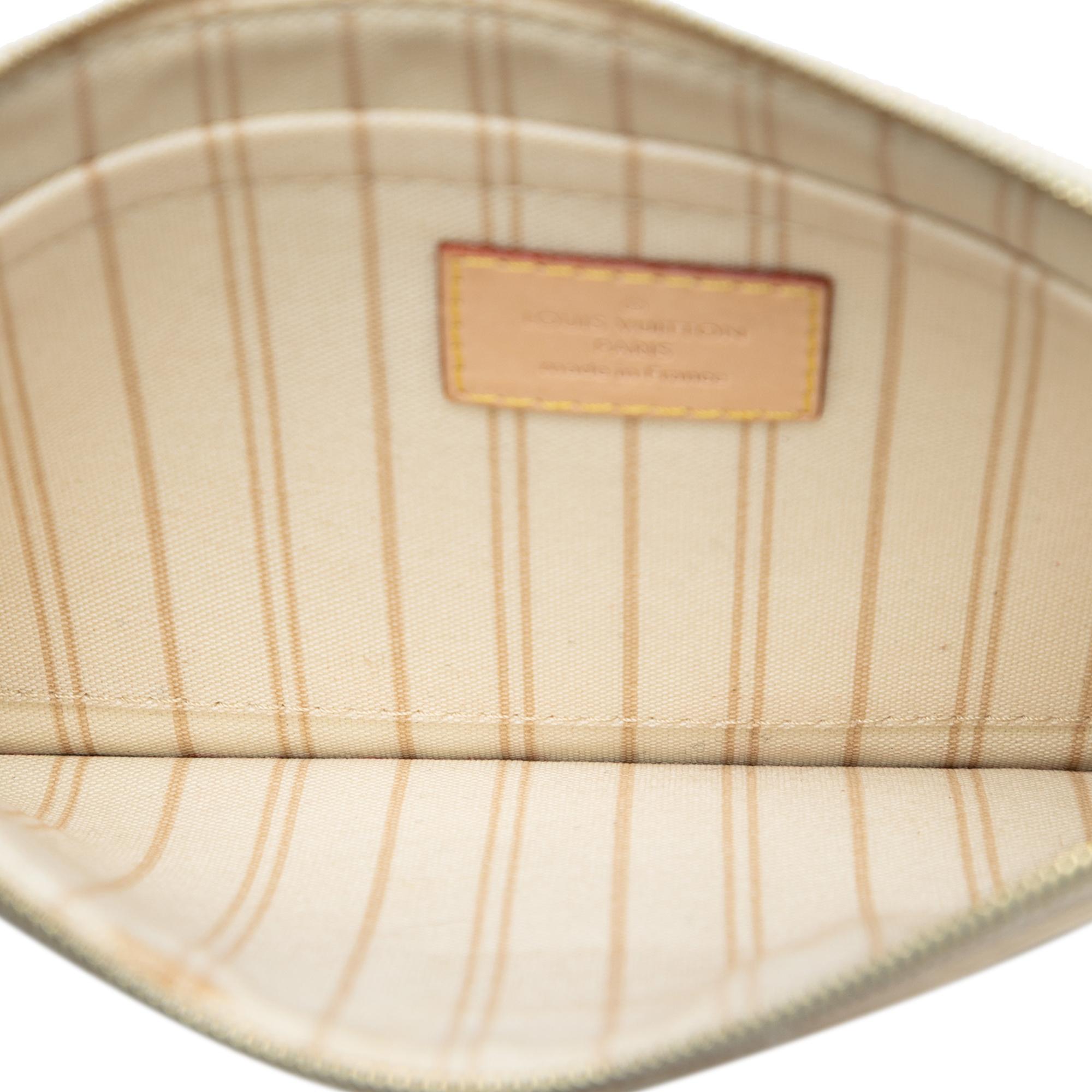 Louis Vuitton Damier Azur Neverfull MM Pouch