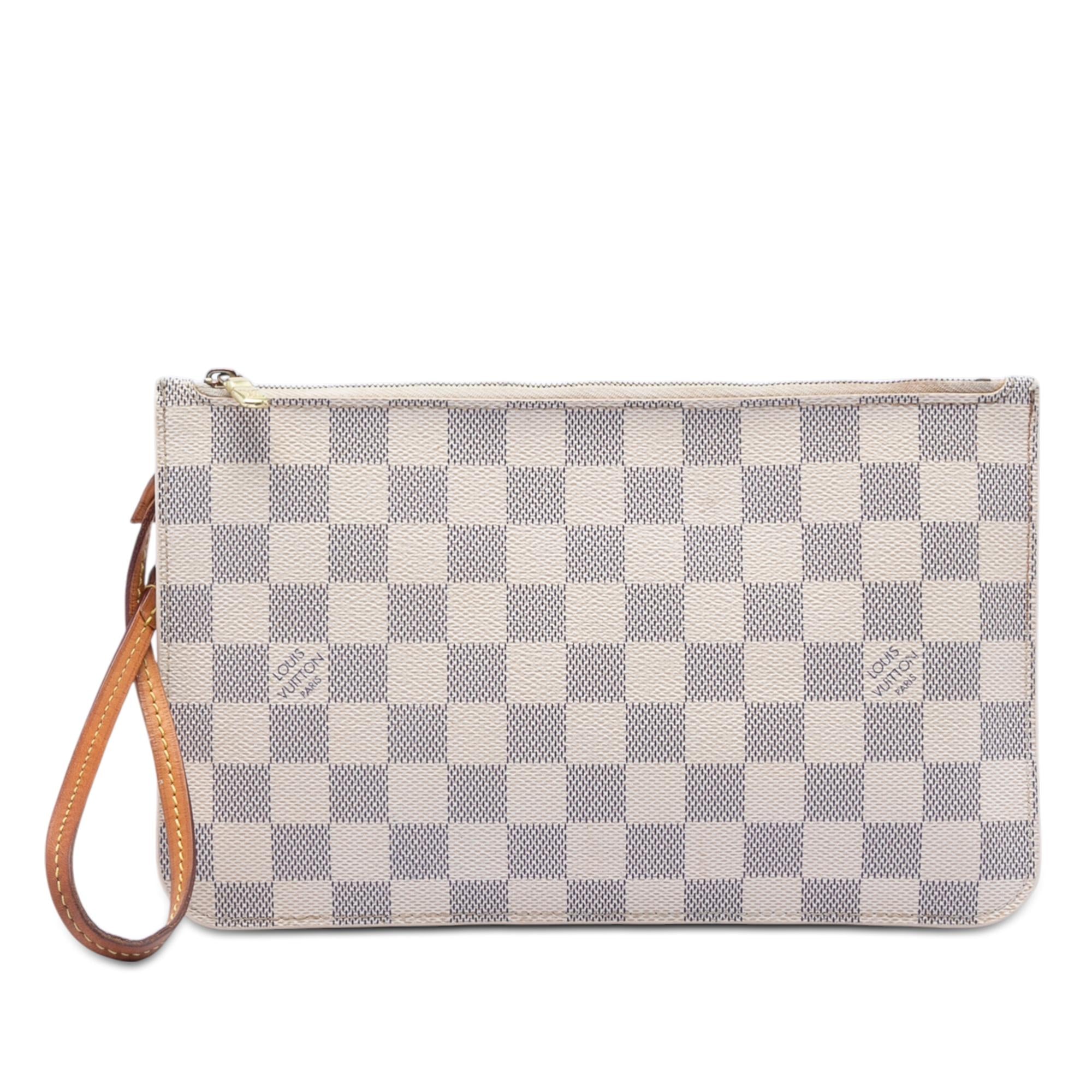 Louis Vuitton Damier Azur Neverfull MM Pouch