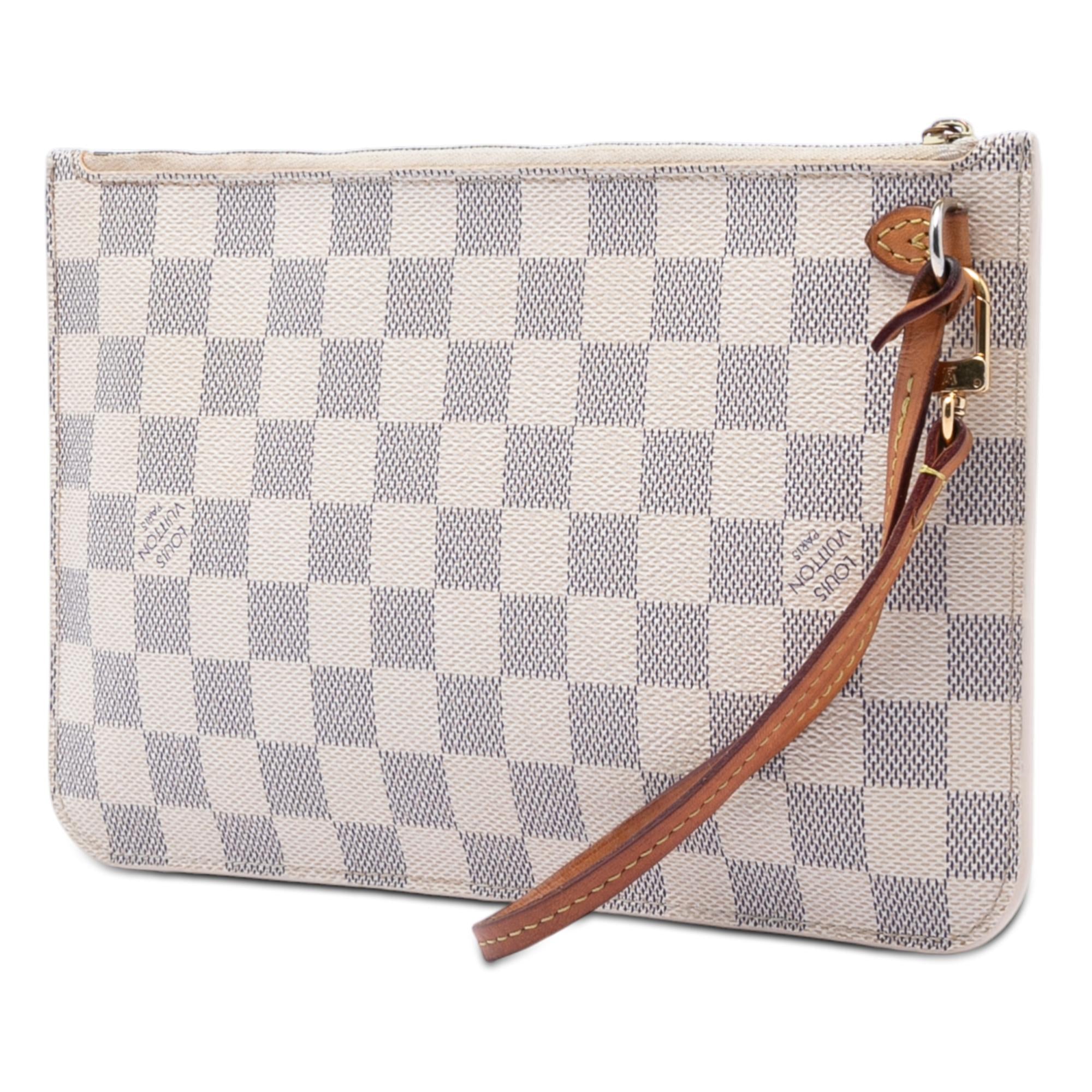 Louis Vuitton Damier Azur Neverfull MM Pouch