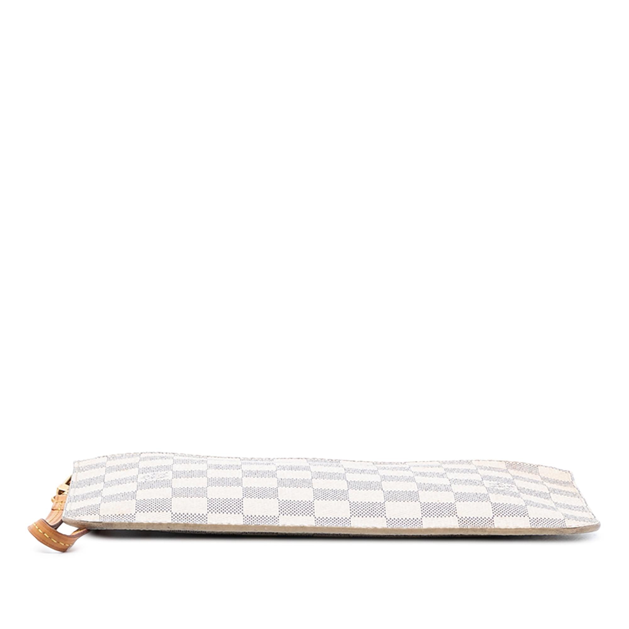 Louis Vuitton Damier Azur Neverfull MM Pouch