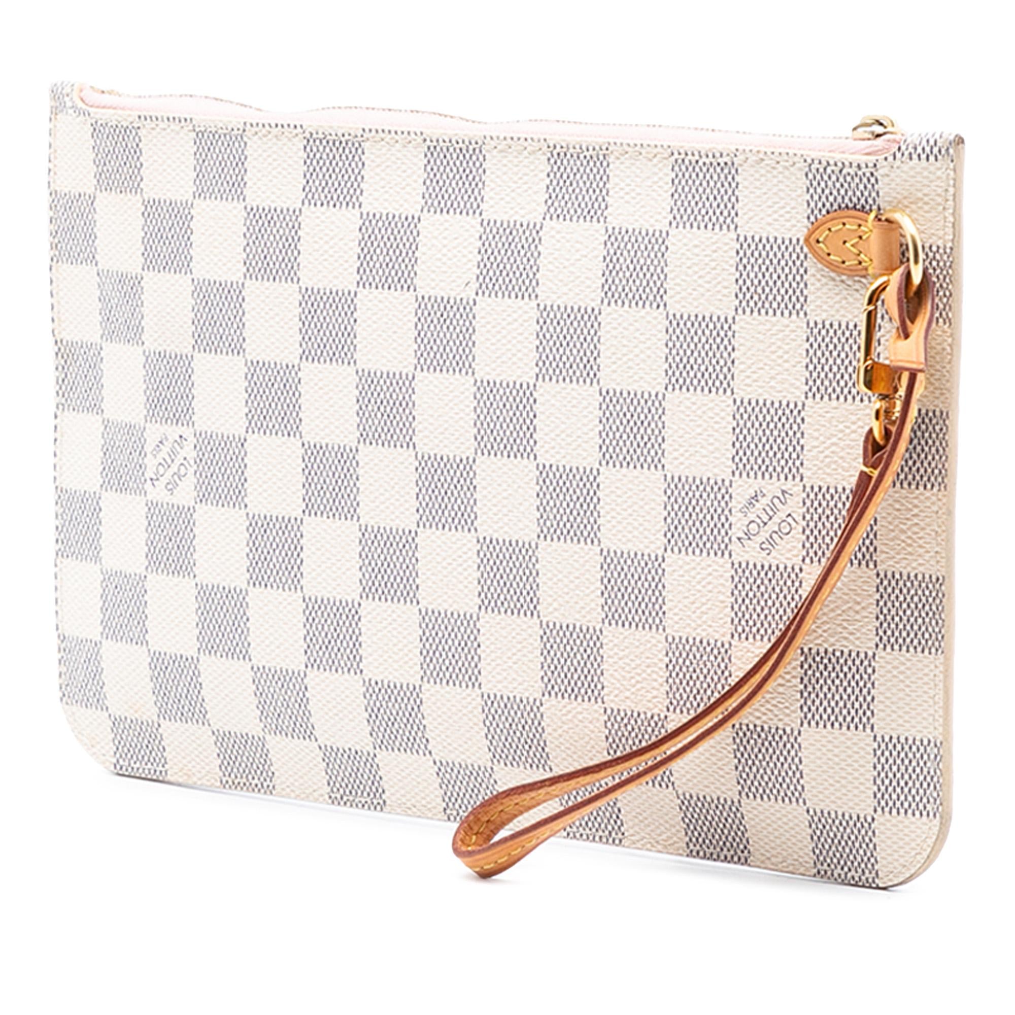 Louis Vuitton Damier Azur Neverfull MM Pouch