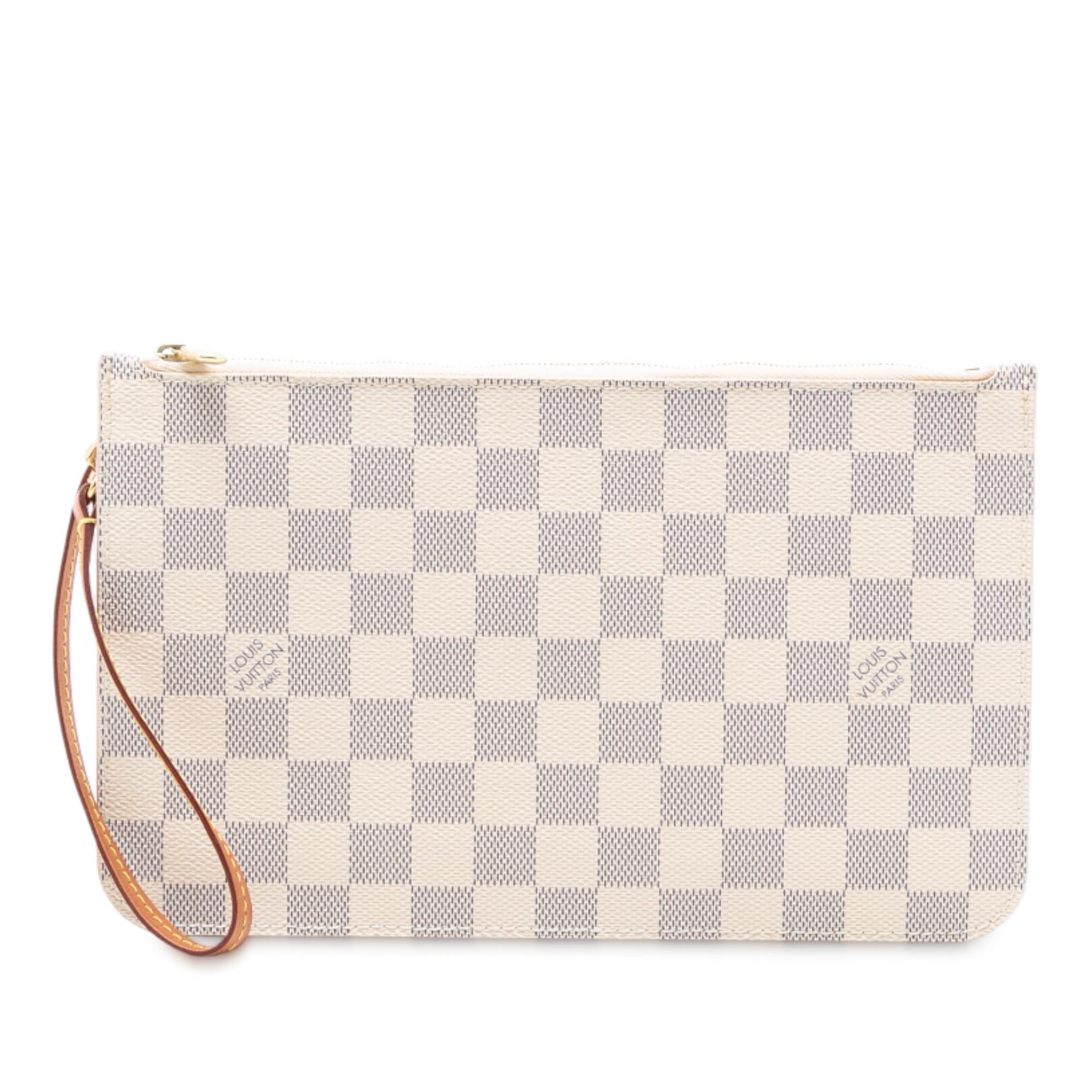Louis Vuitton Damier Azur Neverfull MM Pouch