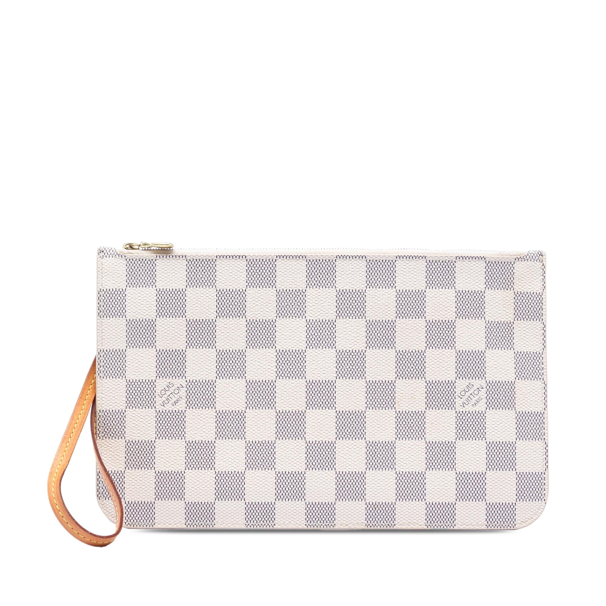 Louis Vuitton Damier Azur Neverfull MM Pouch