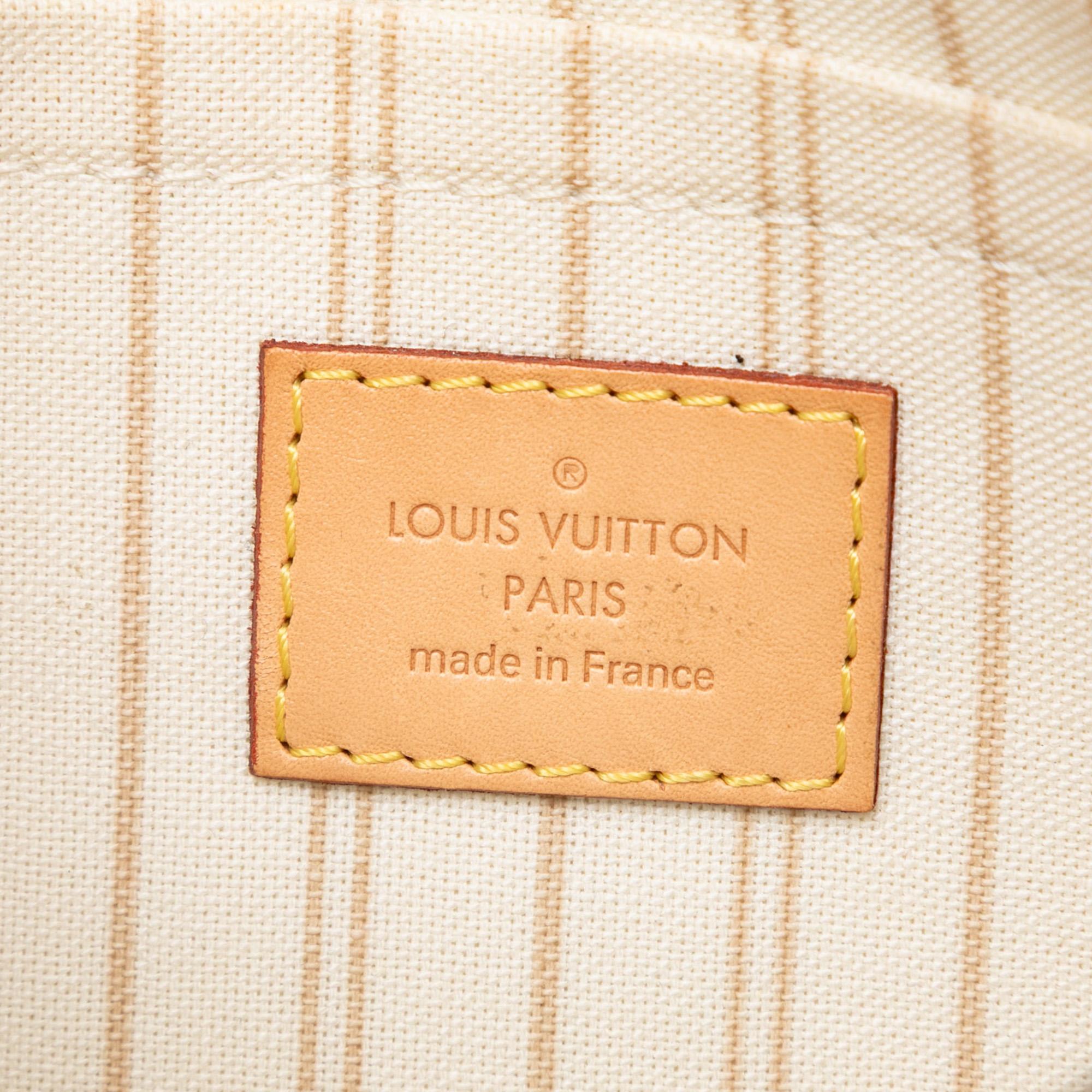 Louis Vuitton Damier Azur Neverfull MM Pouch